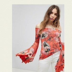 Free people birds of paradise top